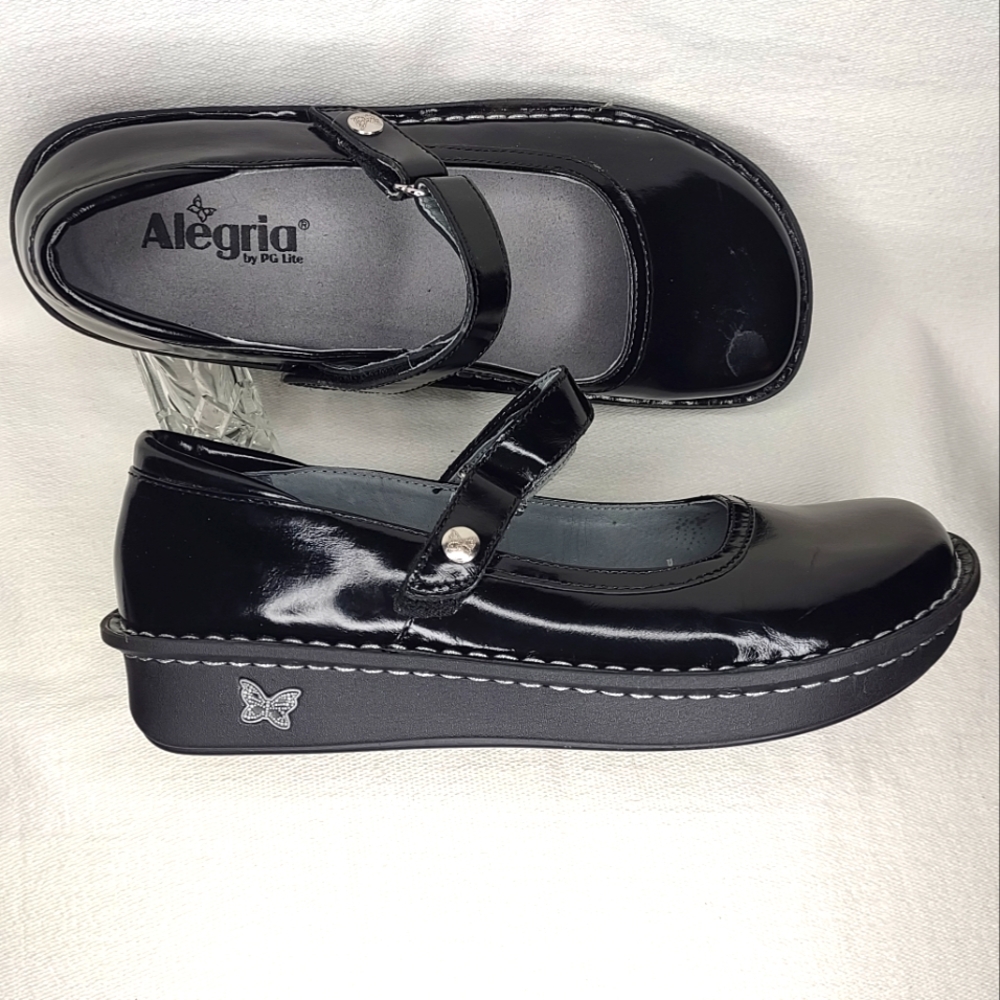 Alegria Black Patent Leather Mary Jane 41/11